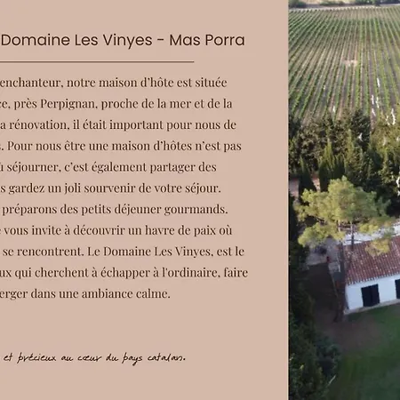 Domaine Les Vinyes Bed & Breakfast Pollestres